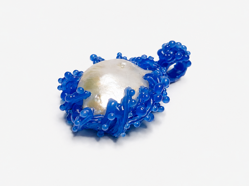 Barnacle Pendant - Keshi Pearl